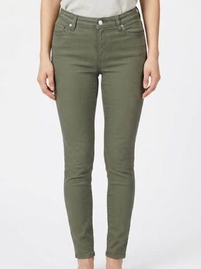 Effortless Olive Green Skinny Jeans